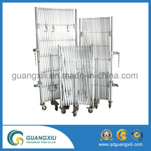 Foldable and Expandable Aluminum Gate with Circular Tube